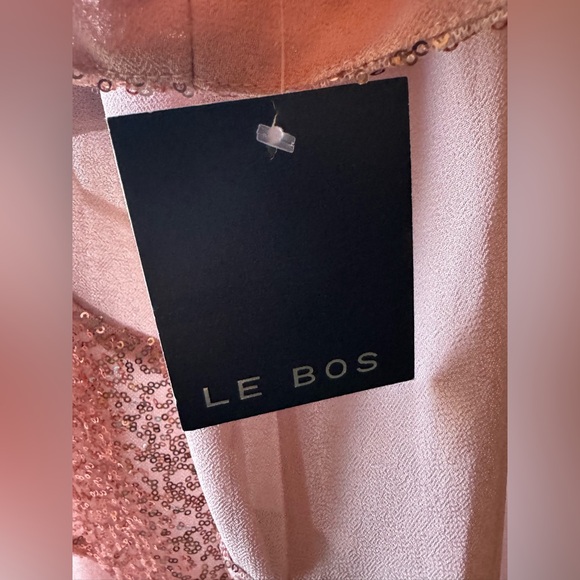 Le Bos Pink Sequin Kimono - Picture 5 of 7